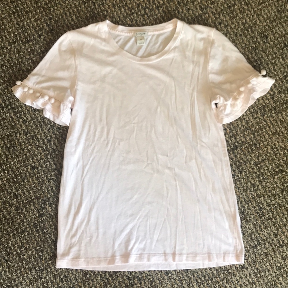 Pom Pom Sleeve Tee